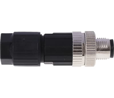 Product image for M12,5P,PLUG,SPEEDCON,A-CODED,PUSH-IN