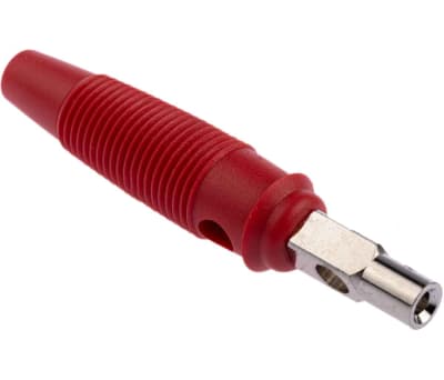 Product image for PLUG 4MM VQ20 RED