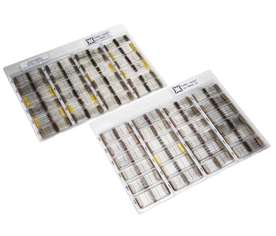 Product image for RESISTOR ASSORTMENT,10OHM TO 1MOHM 0.25W