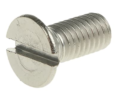 Product image for A4 s/steel slot csk head screw,M5x12mm