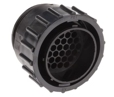 Product image for 37 way pin contact cbl mnt plug,13A,ser1