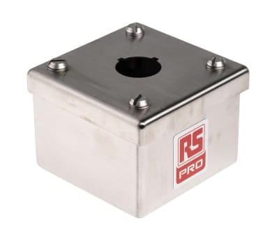 Product image for Stainless steel Push Button enc 1 Way