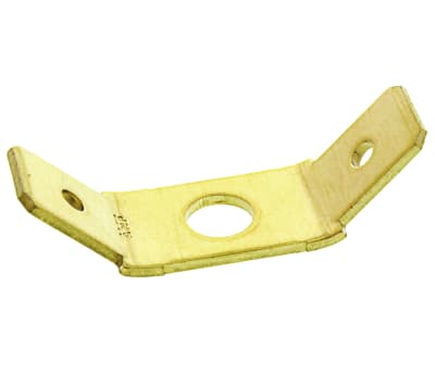 Product image for Tab terminal, stud mount,FASTON 250, 45°