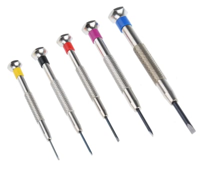 Product image for Facom Precision Slotted Screwdriver Set 5 Piece