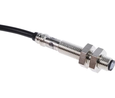 Product image for RS PRO M8 x 1 Inductive Sensor - Barrel, PNP Output, 1.5 mm Detection, IP67, Cable Terminal