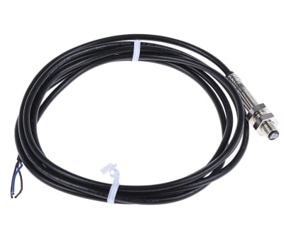 Product image for RS PRO M8 x 1 Inductive Sensor - Barrel, PNP Output, 1.5 mm Detection, IP67, Cable Terminal