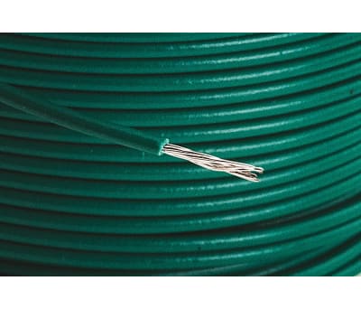 Product image for Wire 22 AWG 300V UL1061 Green 30m