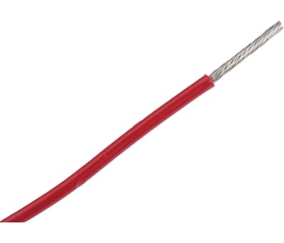 Product image for Wire 16 AWG PVC 300V UL1007 Red 305m