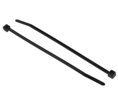 Product image for Black nylon cable tie 100x2.5mm