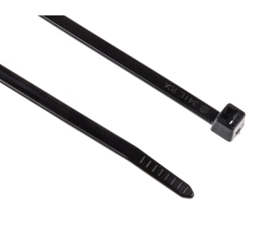 Product image for Black nylon cable tie 200x4.6mm