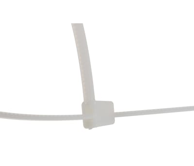 Product image for NATURAL NYLON CABLE TIE 390X4.6MM