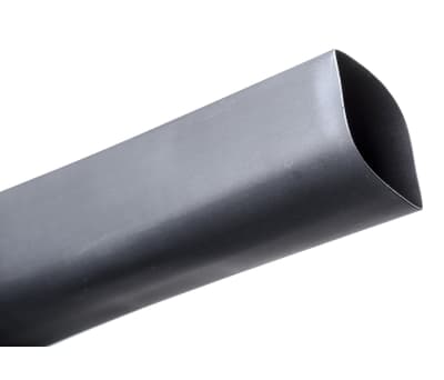 Product image for Black heatshrink tubing,25.4mm bore