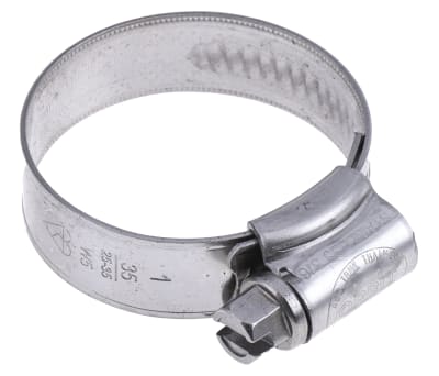 Product image for 316 SS WORM DRIVE HOSE CLIP, 25-35MM