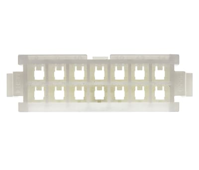 Product image for 14 way dual row panel mount plug