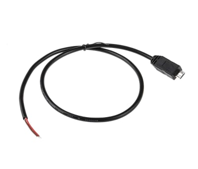 Product image for MICRO USB5P/stripped+Tinned, L=500MM