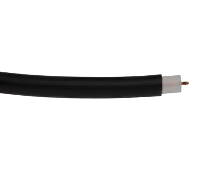 Product image for BLACK PVC EHT CABLE,25KV 0.5SQ.MM 25M