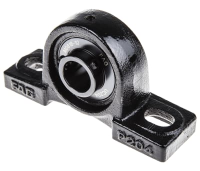 Product image for 2 BOLT PLUMMER BLOCK HOUSED UNIT ID 20MM