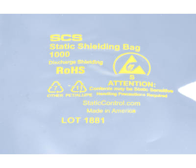 Product image for SHIELD BAG,METAL-IN 200X305MM, 100EA