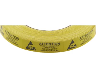 Product image for LABEL, ATTENTION,16MM X 51MM, 1000/ROLL