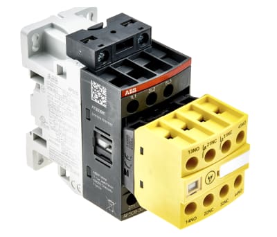 Product image for SAFETY CONTACTOR 3P 9AMP 2NO/2NC AUX 100