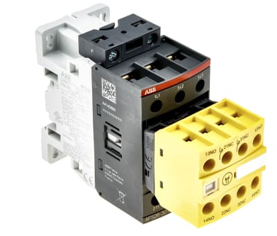 Product image for ABB Jokab AFS Safety Contactor - 45 A, 20 → 60 V dc, 24 → 60 V @ 50/60 Hz Coil, 3NO