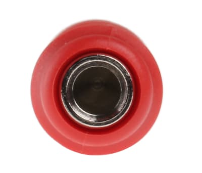 Product image for Red in-line socket,4mm