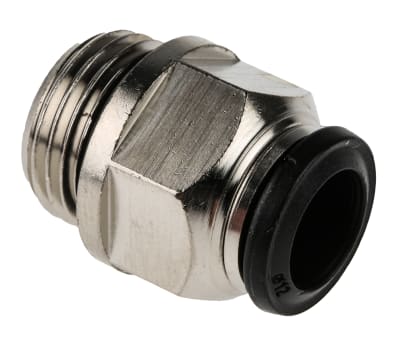 Product image for RS PRO Threaded-to-Tube Pneumatic Fitting, G 1/2 to, Push In 12 mm, 20 bar