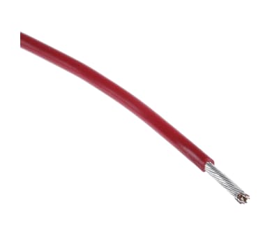 Product image for Wire 24 AWG PVC 300V UL1007 Red 30m