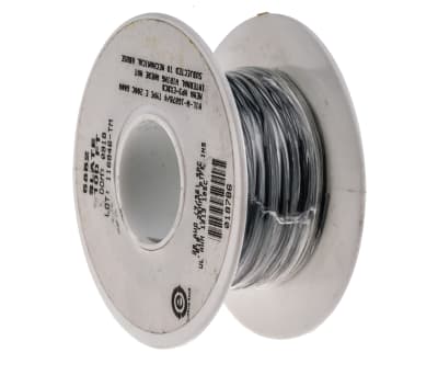 Product image for Wire 28AWG 600V UL1213 Grey 30m