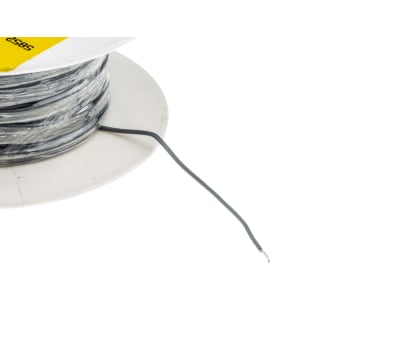Product image for Wire 28AWG 600V UL1213 Grey 30m