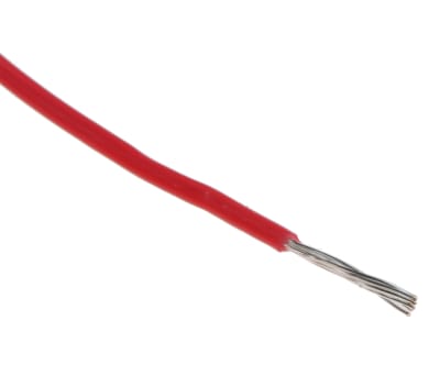 Product image for Wire 26AWG 600V UL1213 Red 30m
