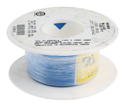 Product image for Wire 26AWG 600V UL1213 Blue 30m