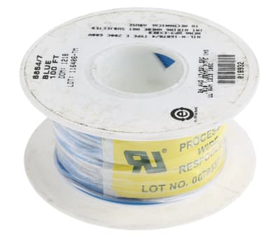 Product image for Wire 24AWG 600V UL1213 Blue 30m