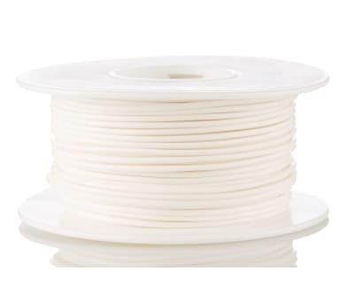 Product image for Wire 22AWG 600V UL1213 White 30m