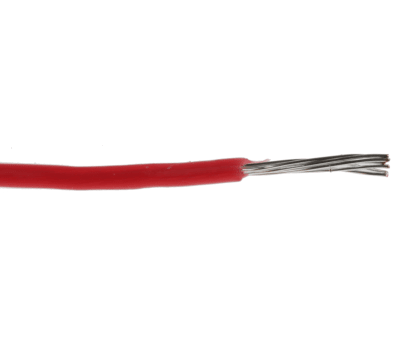 Product image for Wire 22AWG 600V UL1213 Red 30m