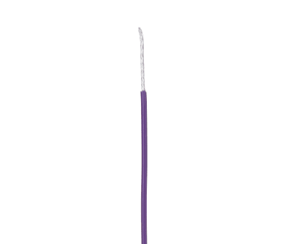 Product image for WIRE 22AWG 600V UL1213 VIOLET 30M