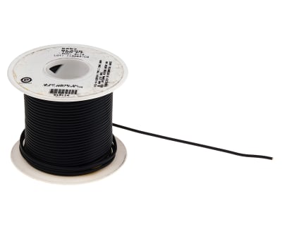 Product image for Wire 20AWG 600V UL1213 Black 30m