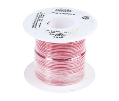 Product image for Wire 20AWG 600V UL1213 Red 30m