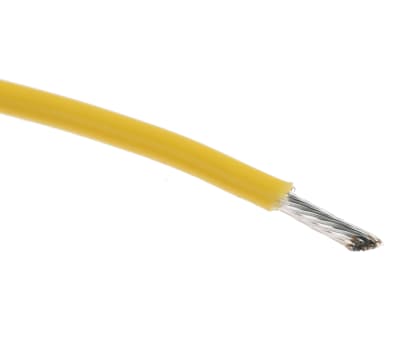 Product image for Wire 20AWG 600V UL1213 Yellow 30m