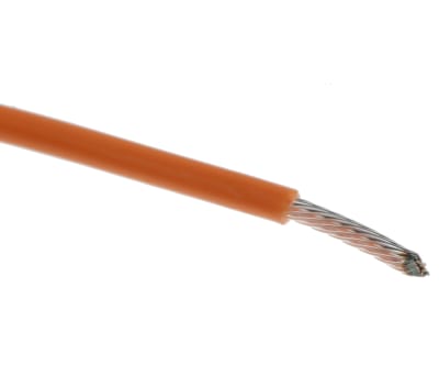 Product image for Wire 20AWG 600V UL1213 Orange 30m