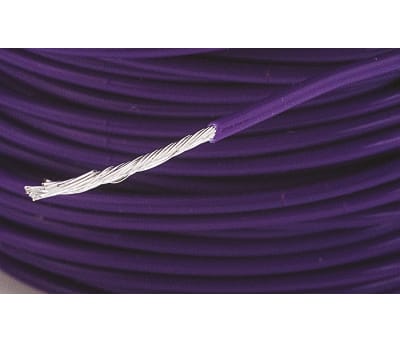 Product image for Wire 20AWG 600V UL1213 Violet 30m