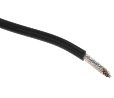 Product image for Wire 18AWG 600V UL1213 Black 30m