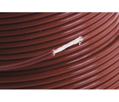 Product image for Wire 18AWG 600V UL1213 Brown 30m