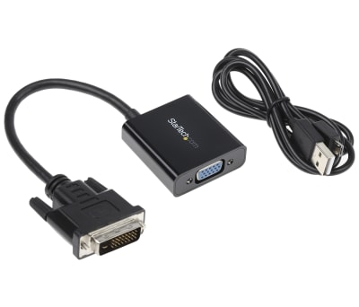 Product image for DVI-D TO VGA ACTIVE ADAPTER CONVERTER CA