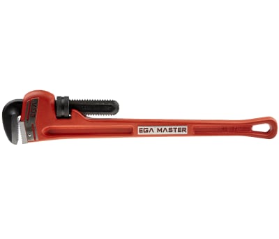 Ega-Master Pipe Wrench, 609.6 mm Overall Length, 76.2mm Max Jaw