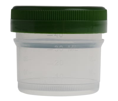 Product image for 40ml Histology specimen container, PP, G