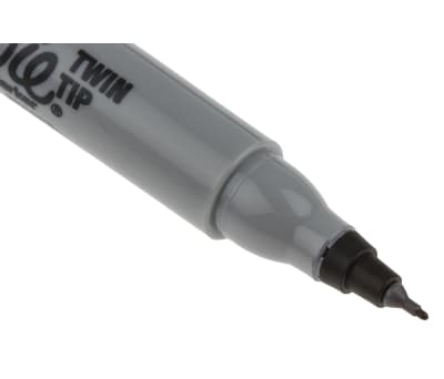 Product image for SHARPIE PERMANENT MARKER BLACK TWIN TIP