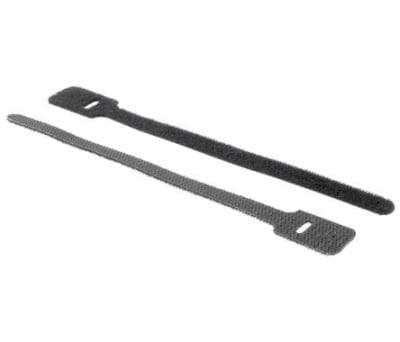 Product image for Black hook & loop cable tie,150x17mm