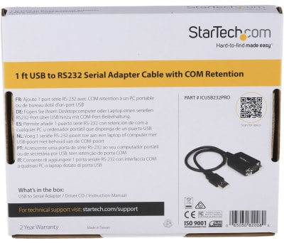 Product image for USB TO SERIAL ADAPTER - PROLIFIC PL-2303