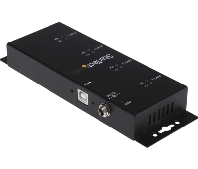 Product image for USB TO SERIAL ADAPTER HUB - 4 PORT - IND